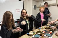 Mochi Pounding and Sushi Making Experience in Tokyo 3
