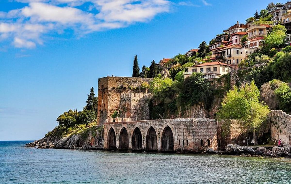 Alanya City Tour, Boat Trip & Cable Car with Transfer from Side