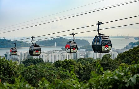 Singapore: Sentosa Cable Car Sky Pass Ticket