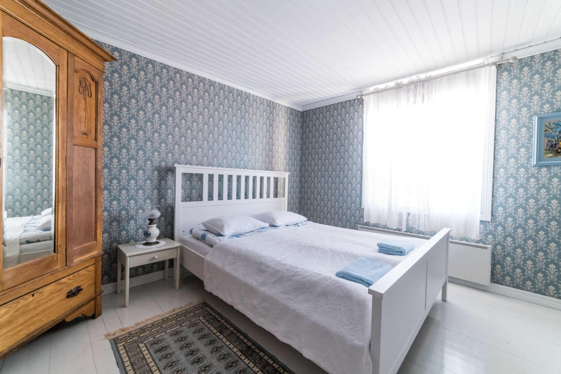 Main house bedroom of the Tiittala manor