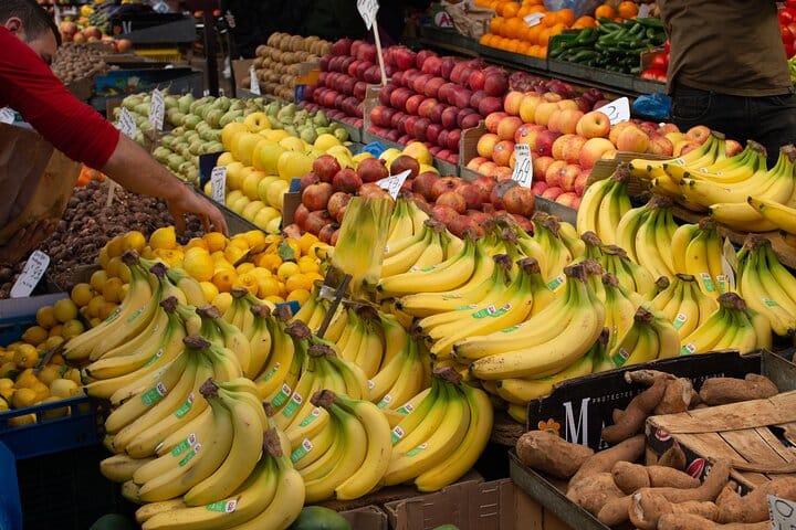 Fresh fruits at the market