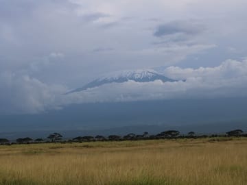 sneak peak of the mt kilimanjaro appearing
