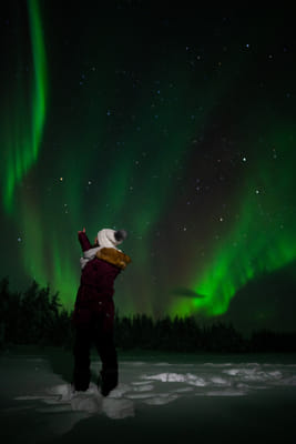 Arctic Circle: Northern Lights Hunting by Minibus