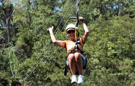 Zipline Canopy and Dunn's River Falls Tour in Ocho Rios