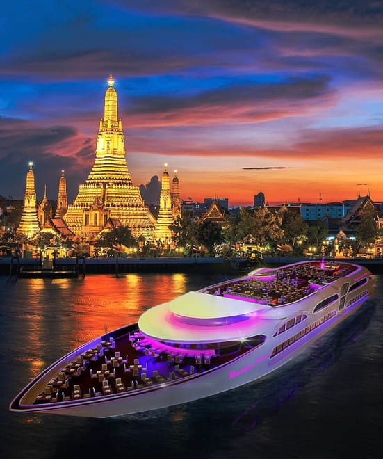 BANGKOK: Ticket Wonderful Pearl CANDLE LIGHT DINNER CRUISE (19.30-21.30) 3