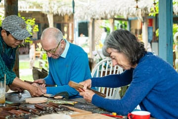 Wood Carving and Painting Workshop in Hoi An