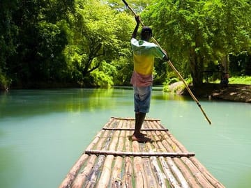 Martha Brea Rafting and Green Grotto Caves Tour from Montego Bay
