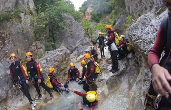6 Hour Canyoning Experience in Agios Loukas Gorge from Athens