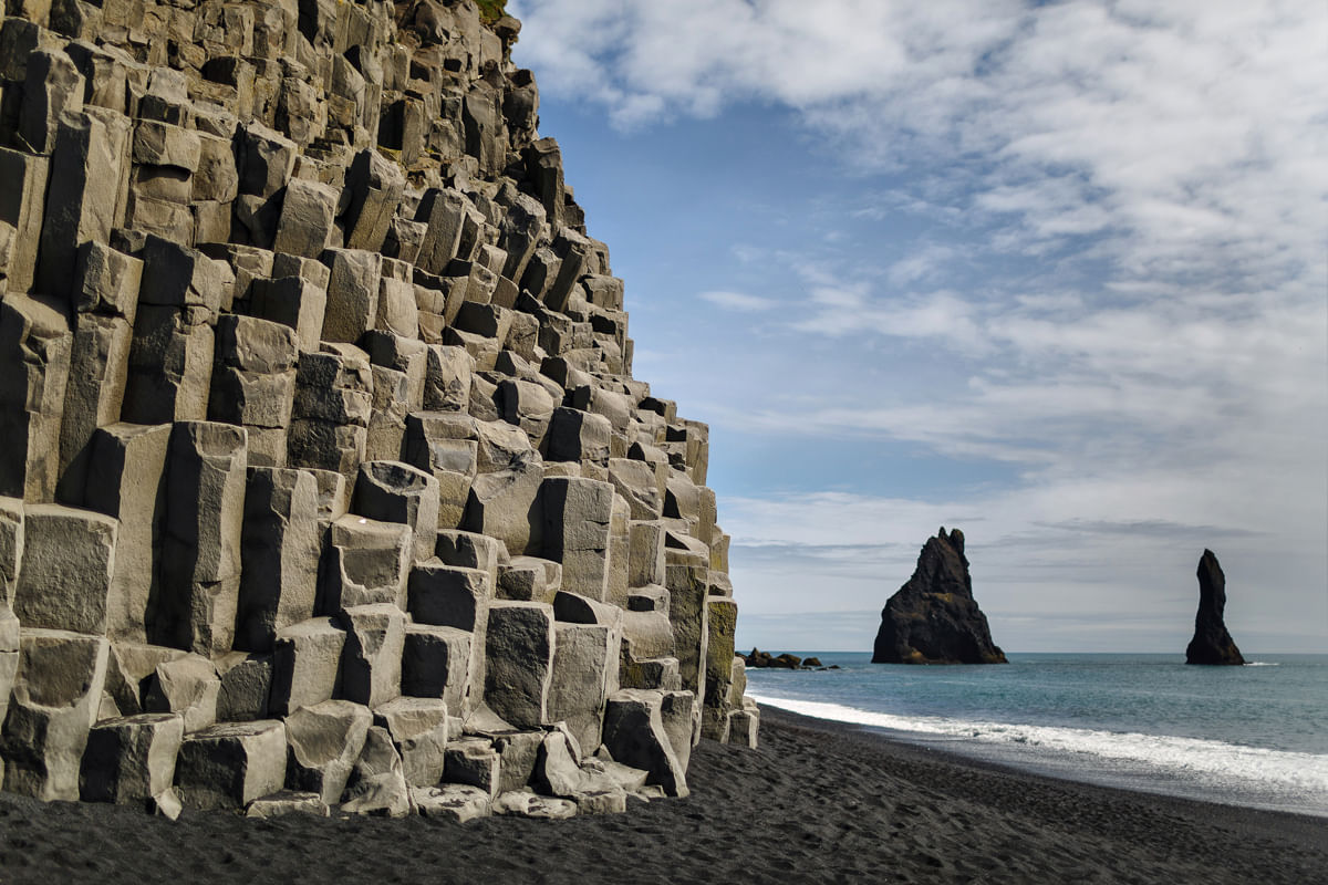 Basalt columns at Reynisfjara