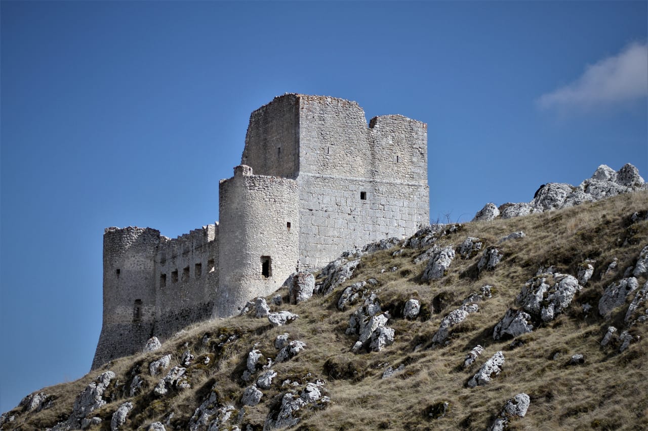 Panoramic view of the famous and amazing Rocca Calascio