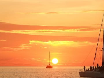 Phuket Private Sailing Catamaran Sunset Charter and BBQ with Wine