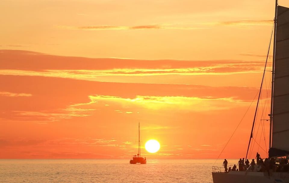 Phuket Private Sailing Catamaran Sunset Charter and BBQ with Wine