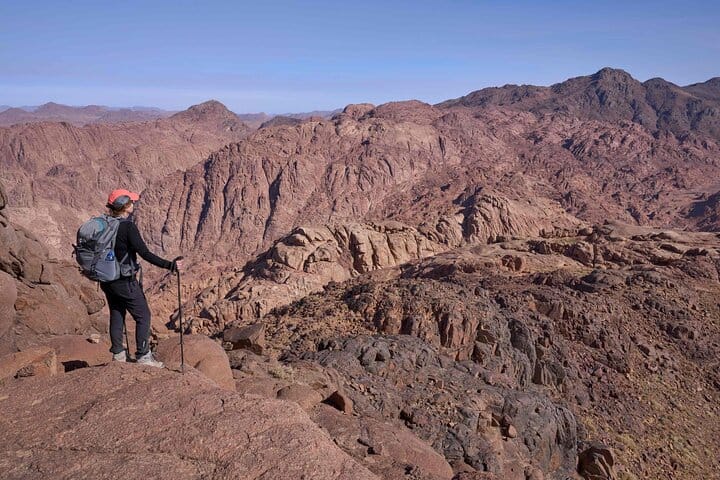 St Catherine’s Monastery and the Summit of Mount Sinai from Sharm