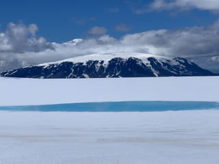 Iceland in a nutshell, Borgarfjordur, Husafell, Lava waterfall, glacier., photo 8