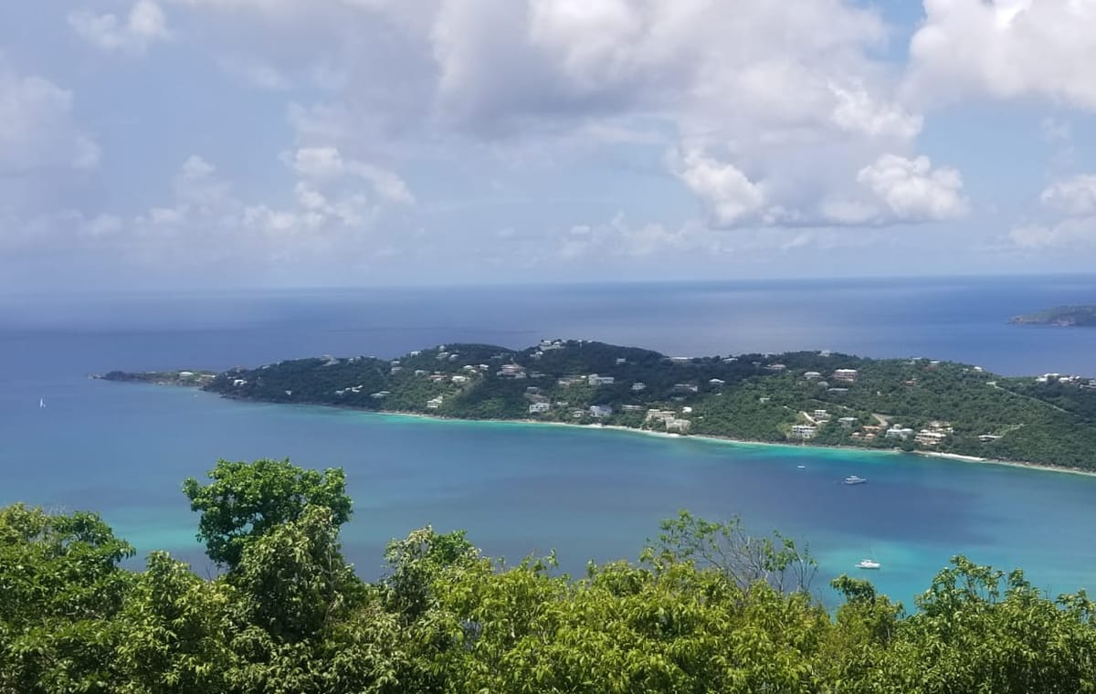 Private Island Drive with Sapphire Beach Stop