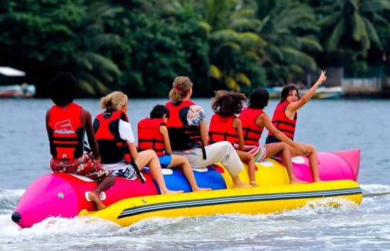 Adrenaline filled tube rides in Bentota