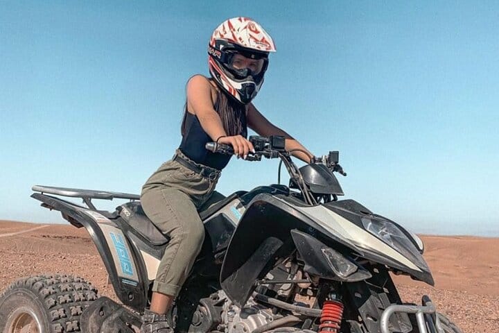 Agafay Quad and Sunset Camel Tour with Dinner Show from Marrakech