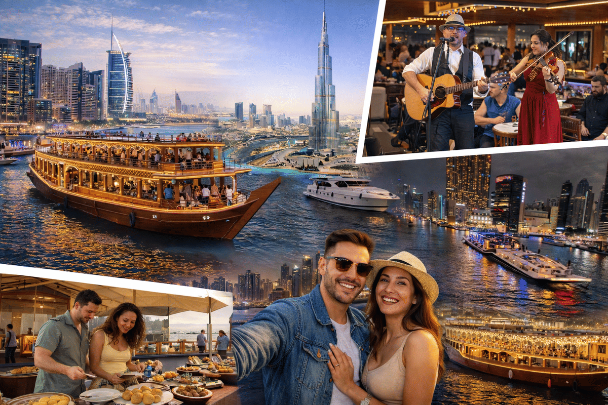 Dubai Dhow Marina Cruise: “From Traditional Charm to Modern Luxury”