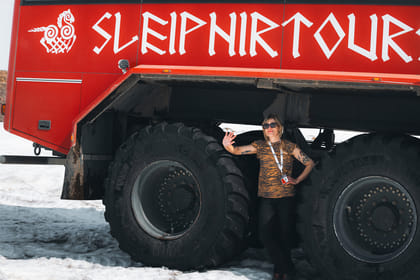 Red Glacier Monster Truck Tour – Unique Langjökull Glacier Tour from Gullfoss