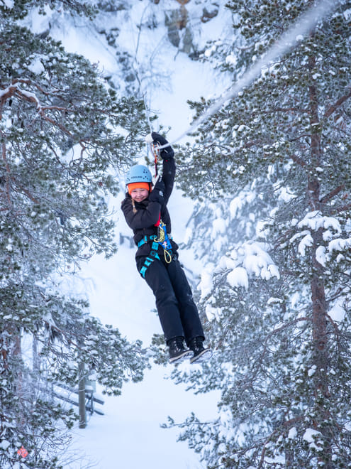 WINTER SEASON 2026-2027 Zipline & Climbing Adventure 