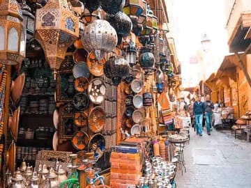Time stands still in the Fes Medina. Navigate the chaotic yet charming alleys, where donkeys are the main form of transport.
