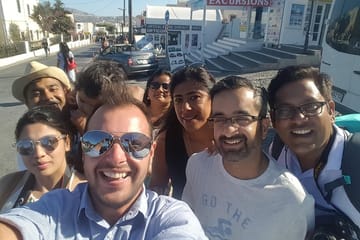 Private Custom Tour of Santorini's Akrotiri and Moni Profitou Iliou