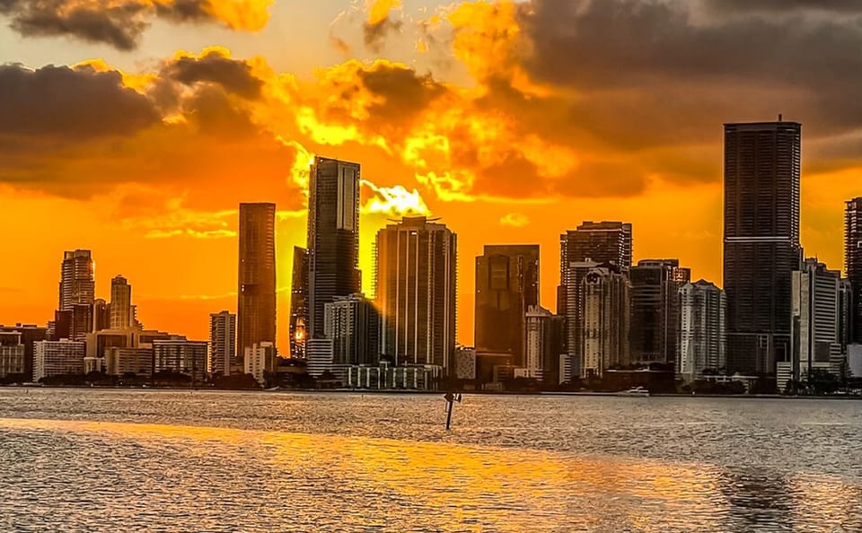 Miami Sunset Cruise of Biscayne Bay and Fisher Island