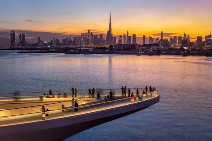 Burj Khalifa Fountains Visit Souks Sunset at Creek