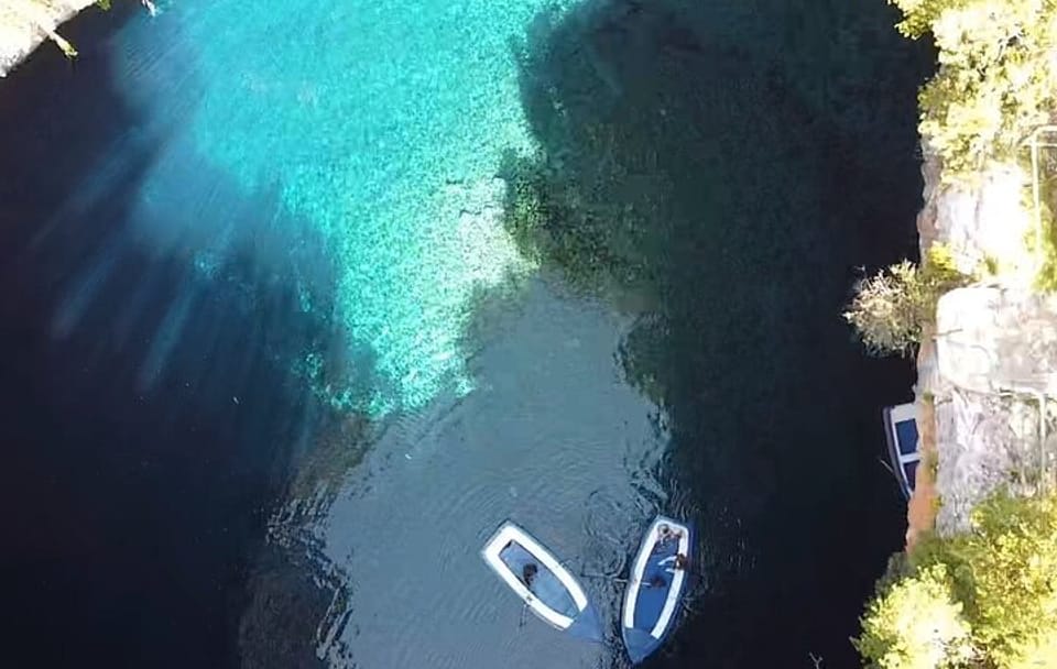 Myrtos Beach Swim and Melissani Cave Boat Tour in Kefalonia