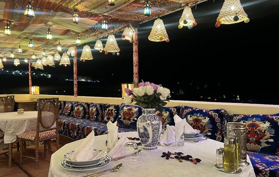 Rooftop Dinner and Sunset Tea in Fez, Morocco