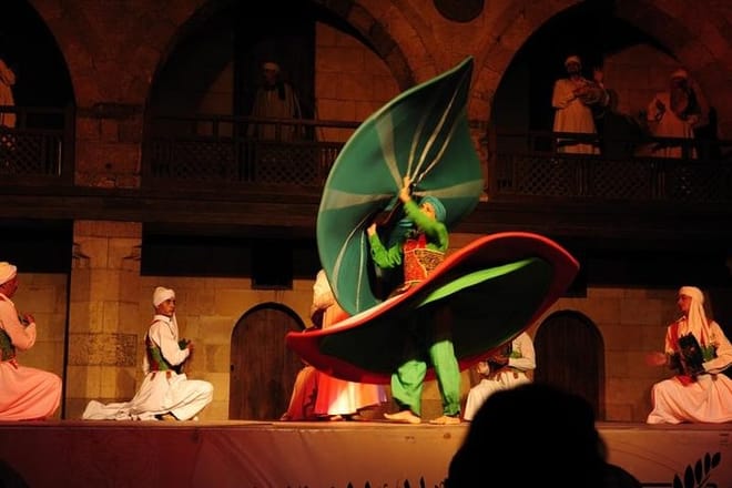 Cairo by night including Tanoura Show at Wikalet Al Ghouri Khan El Khalili Tahrir Square 7