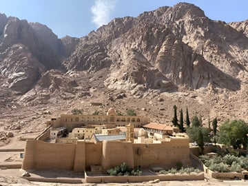 ourney to the ancient walls of St. Catherine’s Monastery beneath the majestic Sinai mountains