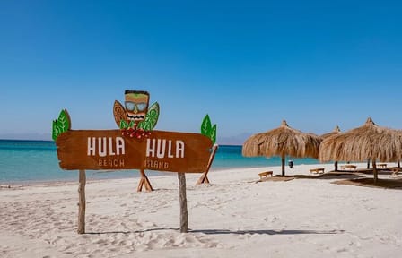Private Speedboat and Snorkeling Tour to Hula Hula Island in Hurghada