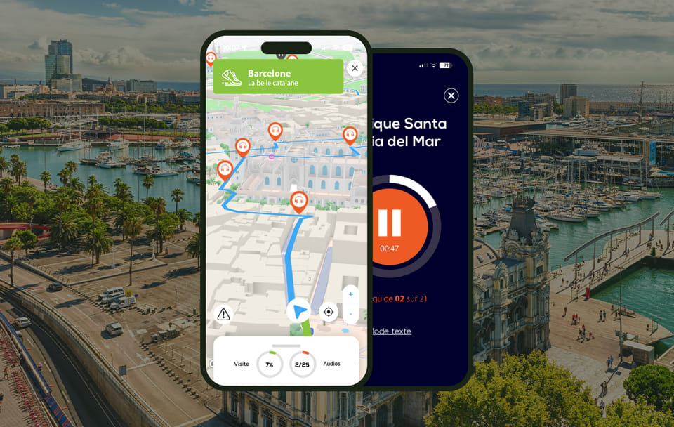 Audio Guided Walking Tour of Barcelona's Historic Sites