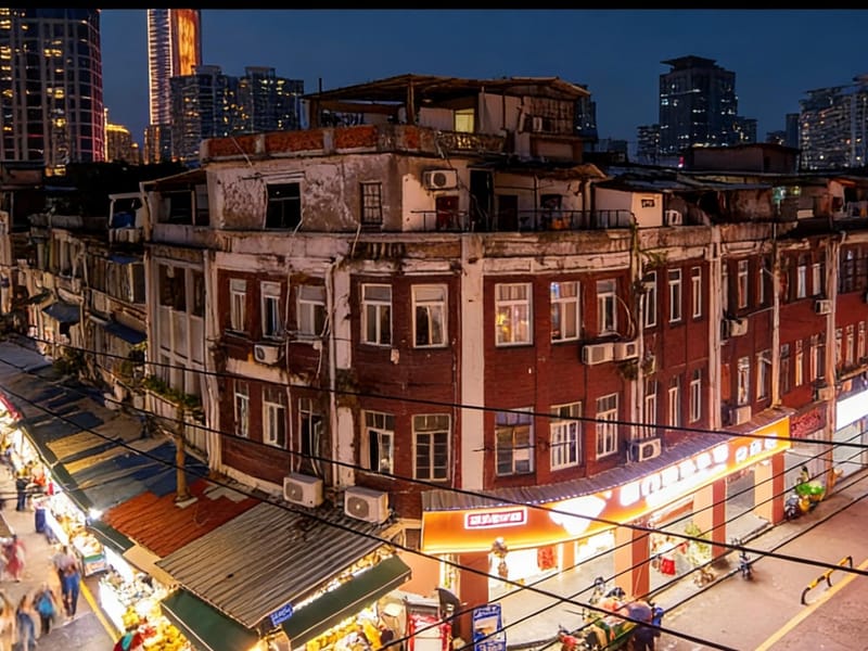 Xiamen local food tour on Historic Zhongshan Arcade Streets