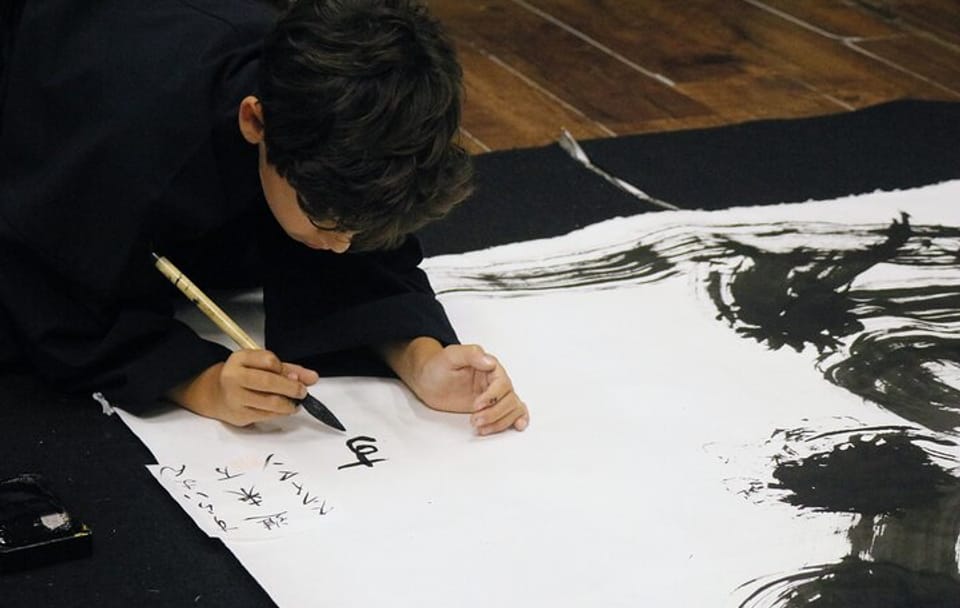 Samurai Calligraphy Experience in Osaka: Final Brushstrokes