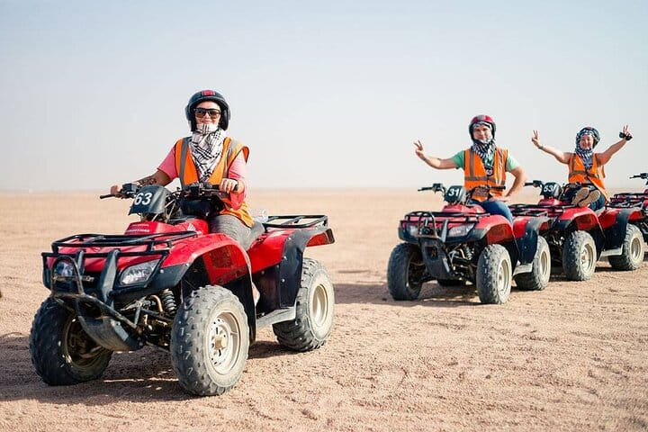 Private ATV Quad with star watching & dinner from Sharm El Sheikh