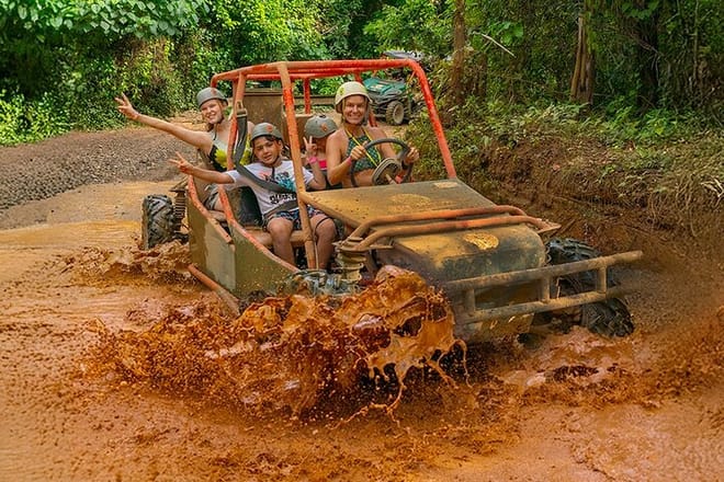 4x1 Puerto Plata Tour: Buggy, Zipline, Waterfalls & Lunch 3