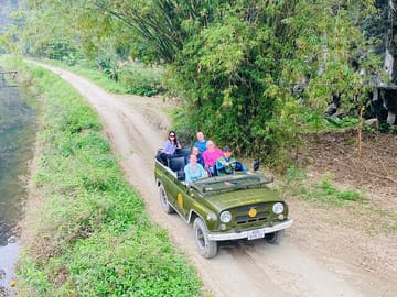 Ninh Binh Adventure Tour from Hanoi in Army Jeep