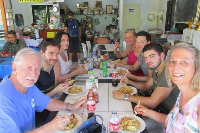 a delicious Thai lunch