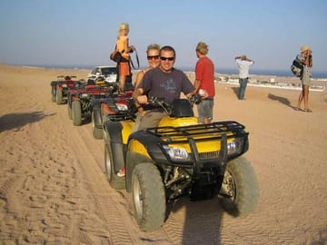 ATV Desert Adventure Tour in Hurghada with Pickup