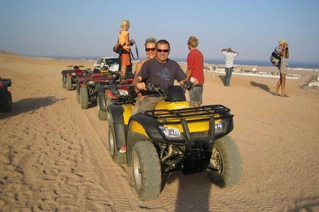 Morning Trip Hurghada Desert Tour by ATV, Pick-up