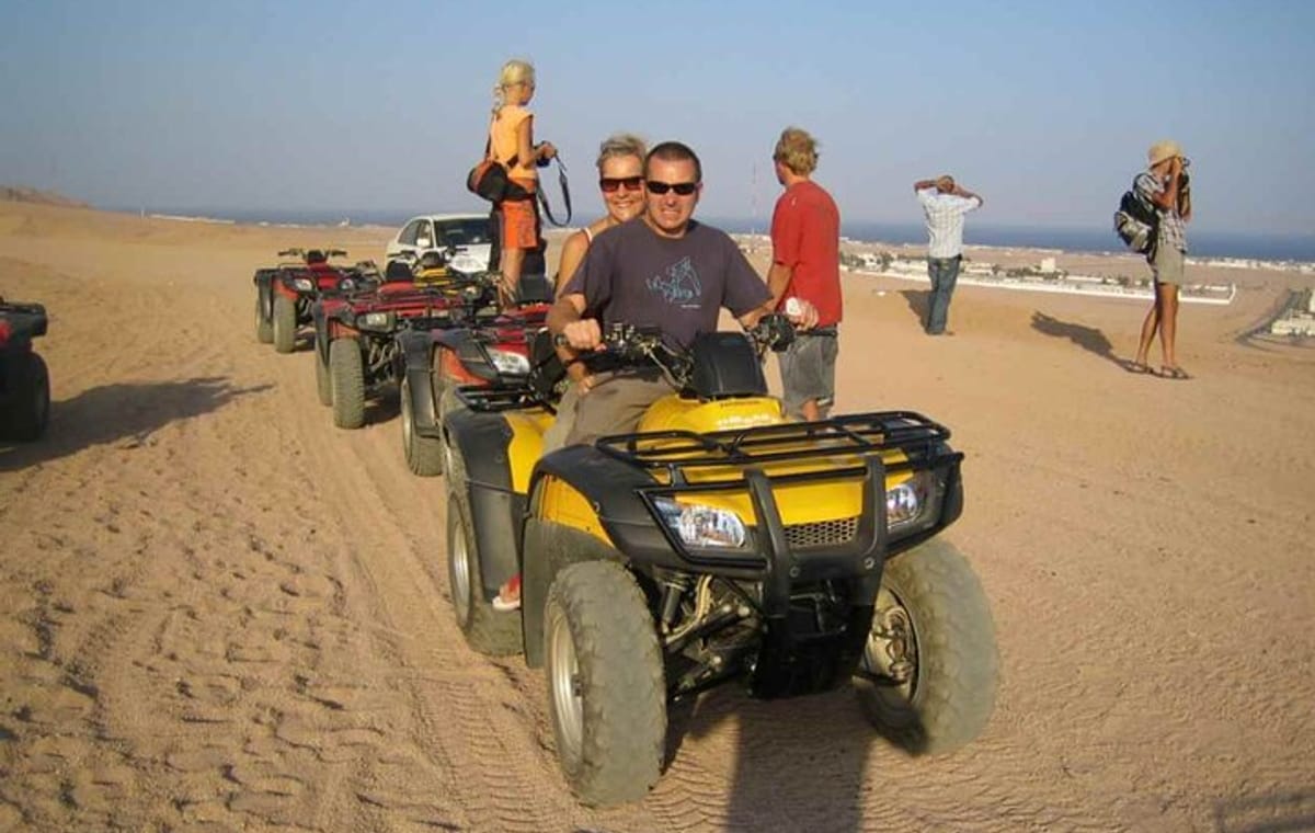 Morning Trip Hurghada Desert Tour by ATV, Pick-up