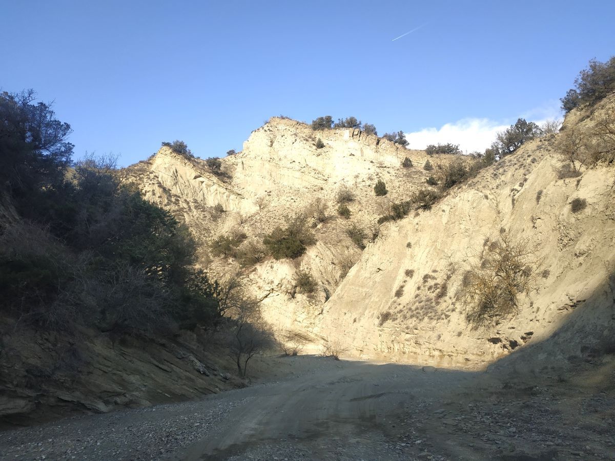 datviskhevi canyon at vashlovani national park