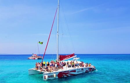 Sunset Catamaran cruise, Snorkeling and Rick’s Cafe from Mobay