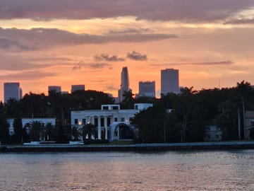 Miami Sunset Cruise of Biscayne Bay and Fisher Island