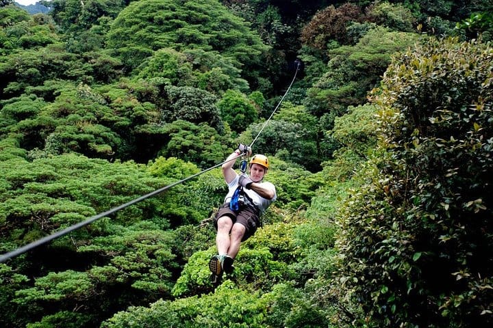 Day Trip from San Jose to Braulio Carrillo Canopy Tour