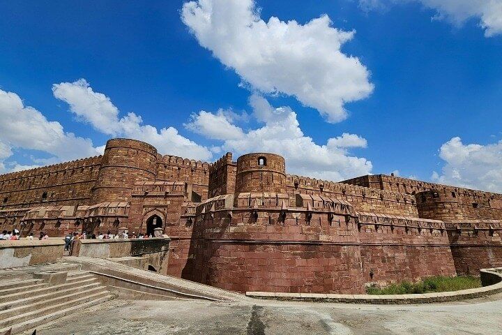 Agra Fort stairs view