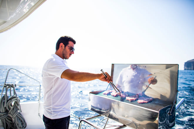 Comfort Beautiful Day Cruise: Semi-Private Catamaran Santorini Cruise  photo 3