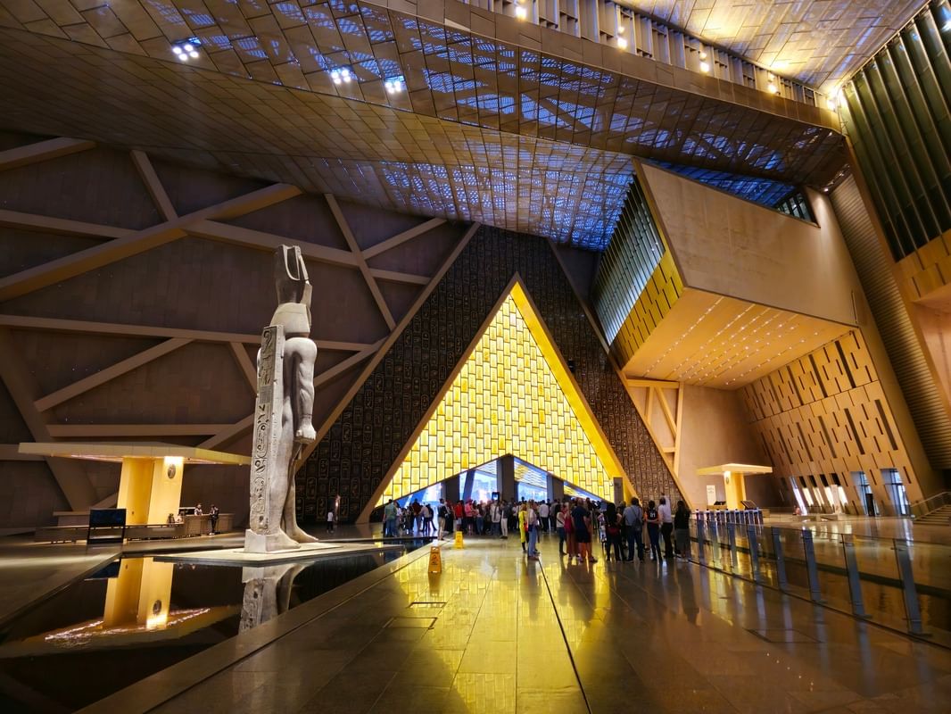 The new Grand Egyptian museum in Giza